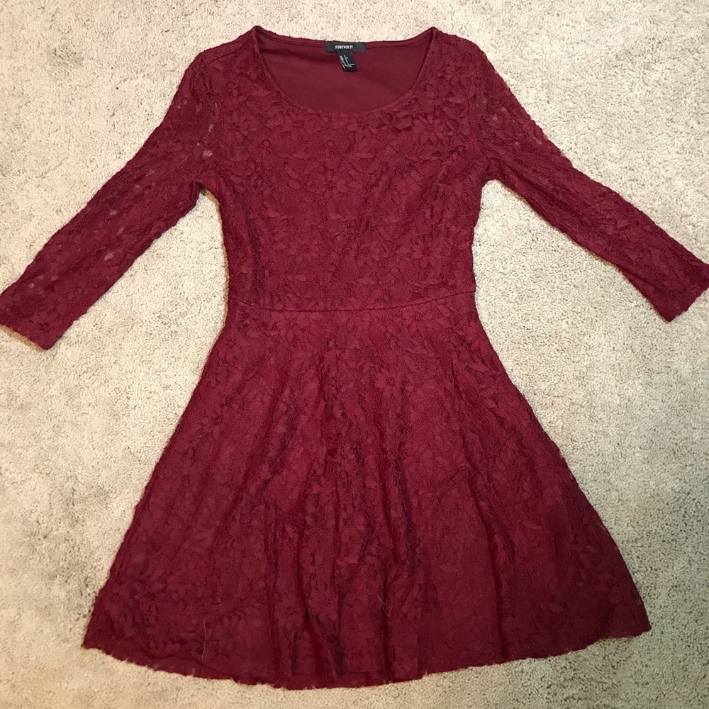 red dress